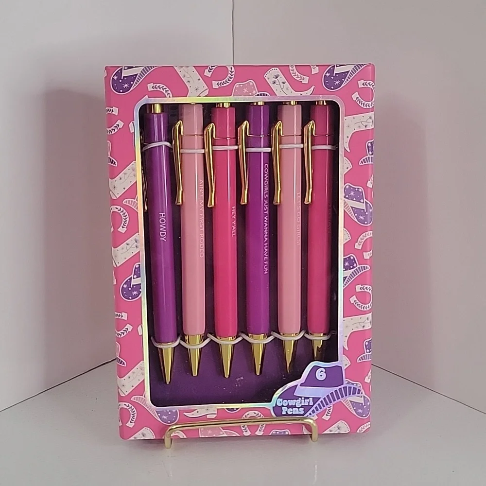 James Burke Collection Pens, Pack of 6, New-in-Pack